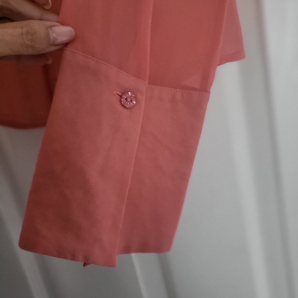 Peach Bebe button down blouse - Picture 4 of 5